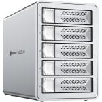 Yottamaster Hard Drive Enclosure Aluminum 5 Bay RAID  USB3.0 DAS for 2.5" & 3.5" SATA HDD/SSD, Support 110TB (5x22TB), RAID 1, 5, 10, JBOD (Diskless)
