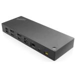 Lenovo ThinkPad Hybrid (A-Grade Off-Lease) USB-C with USB-A Dock Docking Station 3x USB 3.1 gen2 (10Gbps - 1x Always-on) - 2x USB 2.0 USB-C (Data - 5V 3A Power) - 10/1000 Gigabit Ethernet - 2x DisplayPort - 2x HDMI - Combo Audio Jack - HDMI