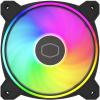 Cooler Master MasterFan MF120 Halo2 Dual Loop Addressable RGB Fan, 120mm, Dual Loop Addressable RGB, 4-Pin PWM Cooler Master MasterFan MF120 Halo2 Dual Loop Addressable RGB Fan, 120mm, Dual Loop Addressable RGB, 4-Pin PWM