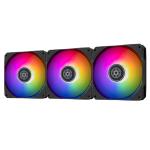 Silverstone Air Nexus 120mm PWM ARGB 500~1500RPM - Black, 3 Pack