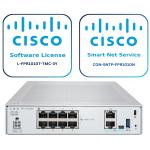 Cisco FirePower 1010 with 36 months support and licnese for AMP, IPS, URL filtering and AVC