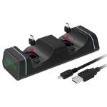 DOBE PS5/Xbox/Swtich Pro/Google Controller Universal Dual Charging Dock -Black