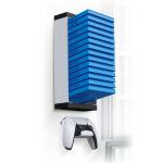 DOBE For PlayStation PS4/PS5 Pro Controller and Games Storage Wall Mount - 2x Controller Hook - Maxmium 14 Game Cards Slot
