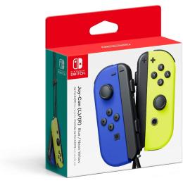 Nintendo Switch Joy Con Neon Blue and Neon Yellow Controller Set
