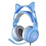 PowerPlay Cat RGB Gaming Headset - Blue