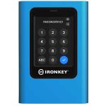 Kingston IronKey Vault 1.92TB USB-C Privacy 80 External SSD - Certified with XTS-AES 256-bit Encryption - Unique Intuitive Touch Screen /  Multi-Password (Admin/User) Option with PIN/Passph