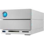 Lacie 2Big Dock 20TB Desktop External HDD Professional Dual-Disk Hardware RAID - USB-C - Thunderbolt 3