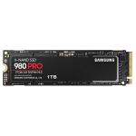 Samsung 980 Pro 1TB NVMe PCIe 4.0 M.2 SSD Read up to 7000MB/s, Write Up to 5000MB/s, 5 Years Warranty