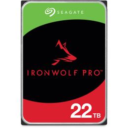 Seagate IronWolf Pro 22TB Internal HDD SATA 6Gb/s - 7200 RPM - 256MB Cache - Perfect for 1-16 BAY NAS System - 5 Years Warranty