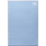 Seagate One Touch 2TB Portable External HDD - Blue with Rescue Data Recovery