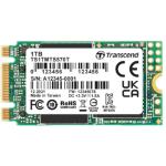 Transcend Embedded M.2 2242 SSD, 1TB, SATA3 B+M Key, 3D TLC BiCS5, PE: 3K, 30u , wide temp.