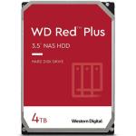 WD Red Plus 4TB 3.5" Internal HDD SATA3 - 128MB Cache - 5400 RPM - CMR - Designed and Tested for RAID Environments - 1-8 Bay NAS - 3 Years Warranty