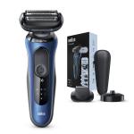 Braun Series 6 60-B4500CS wet and dry shaver with charging station and EasyClick Trimmer attachment