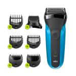 Braun Series 3 310BT Rechargeable Electric Shaver & Beard Trimmer, Wet and Dry electric razor for use with water, foam or gel. Waterproof to -5 meters