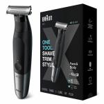 Braun Series X XT5200 Wet & Dry Beard Trimmer Shaver, Electric Razor for Men, with 6 attachments