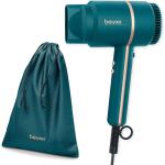 Beurer HC35 Ocean Compact hair dryer with Ionic Function for Shiny and Smooth Hair, Includes Concentrator Tip, 1600-2000 Watt Power