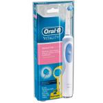 Oral-B Vitality Sensitive Clean Electric Toothbrush for Daily Clean Rechargeable battery: Lasts up to 8 days ( 2min, 2x/day)