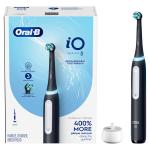 Oral-B iO Series 3 Electric Toothbrush (Black) with charging stand