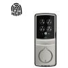 Lockly Secure Plus Smart Deadbolt Lock - Satin Nickel Bluetooth / Fingerprint / Passcode Patent Lockly Secure Plus Smart Deadbolt Lock - Satin Nickel Bluetooth / Fingerprint / Passcode Patent