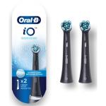 Oral-B iO CB-2 Ultimate Clean Replacement Brush Heads  2 Pack (Black) for Oral-B iO  Series 7 / Series 9 Toothbrush