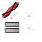 Roborock Vacuum Cleaner S6/S6 Pure/S6 MaxV Including - 2x HEPA Filter - 2x Side Brush Accessories Kit Brush - 1x Main Brush -White For Roborock S6, S6 Pure, S6 MaxV Smart Robot Vacuum Cleaner