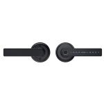 Schlage Ascent Smart Lever Lock - Black Fingerprint App Control / (Remote Access Using Schlage WiFi Bridge BZ100 Sold Separately)