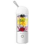 Sansai BLD-7007 400ml 22.5cm Portable Micro USB Rechargeable To-Go Glass Blender White