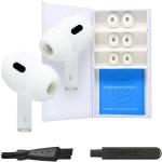 Comply (Medium) TrueGrip Memory Foam Tips for Apple AirPods Pro - White - Medium 3-pack (6x Medium size eartips) - compatible with AirPods Pro & AirPods Pro 2nd Generation