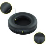 Repalcement Universal Headset Round Cushions Ear pads size:45mm -Protein Leather Black