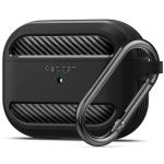 Spigen Apple Airpods Pro (2nd Generation) Rugged Armour Case - Matte Black - Compatible with Airpods Pro (2nd Gen)