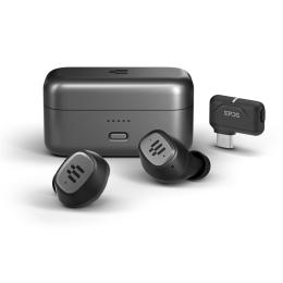 EPOS GTW 270 Hybrid Wireless Gaming Earbuds, Bluetooth or aptX Low Latency Connection with USB Dongle.