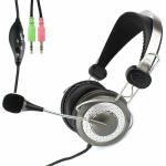 Genius HS-04SU Luxury 3.5mm Headset with In-Line Noise Cancelling Microphone
