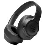 JBL Tune 700BT Wireless Over-Ear Headphones - Black - up to 27hrs battery life, lightweight foldable design, detachable audio cable, connects to 2 devices simultaneously