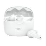 JBL Tune Beam True Wireless Noise Cancelling Earbuds - White 4-mic clear calls - JBL Headphones App - Multipoint - IP54 - Bluetooth 5.3 - Up to 10 Hours Battery Life / 40 Hours Total with Charging Case (ANC on)