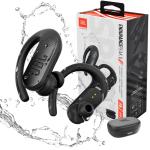 JBL Endurance PEAK II Waterproof True Wireless In-Ear Sport Headphones - Black - IPX7 Sweatproof & Waterproof, secure PowerHook design, JBL Pure Bass sound