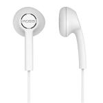 Koss KE5 Wired Stereo Earbuds - White 13mm Enhanced Drivers - Comfortable & Contoured Design - 1.2m Cable - Right-Angled 3.5mm Jack