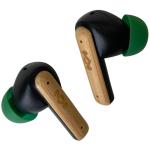 MARLEY Little Bird True Wireless Earbuds - Signature Black Bamboo finish & recycled materials - IPX4 sweat & water resistant - Bluetooth 5.3 - USB-C fast charging - Up to 6 hours battery per charge / 28 hours total with charging case