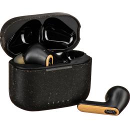 MARLEY Redemption ANC 2 Noise Cancelling True Wireless Earbuds - Signature Black 6-Mic Clear Calls - ANC + Ambient Mode - IPX5 Sweat & Water Resistant - Qi Wireless Charging
