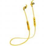 Moki Hybrid Wireless Sports In-Ear Headphones - Yellow Bluetooth - Secure Fit - Up to 5 Hours Battery Life