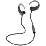 Moki Octane Wireless Sports In-Ear Headphones - Grey Bluetooth - Ear Hook Design - Up to 5 Hours Battery Life