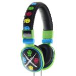 Moki Popper Headphones for Kids - Skull Black