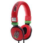 Moki Popper ACC-HPP Wired On-Ear Headphones - Claw Red