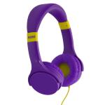 Moki Lil Kids ACC-HPLIL Wired Headphones - Purple Volume Limited - 3.5mm Jack