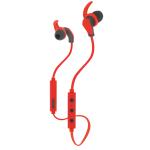 Moki Hybrid Wireless In-Ear Headphones - Red Snug Fit Design - Bluetooth - Up to 5 Hours Battery Life