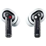 Nothing Ear True Wireless Noise Cancelling In-Ear Headphones - White Adaptive ANC - Hi-Res Audio with LDAC + LHDC - IP54 Sweat & Water Resistant - Google Fast Pair + Microsoft Swift Pair - Up to 5.2hrs playtime/24hrs with charging case (ANC
