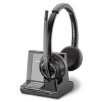 Poly Savi 8220-M 207326-03 On-Ear Headset 3-in-1 - Stereo DECT - Optimised for Microsoft - by Plantronics