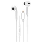 RockRose Solo LT Lightning In-Ear Headphones with DAC -  White,  120cm