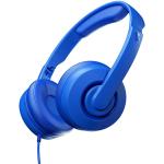 Skullcandy Cassette Junior Volume-Limited Wired Headphones with Mic - Cobalt Blue - Durable, comfortable. collapsible design, -85dB volume limit - 2 Year Warranty