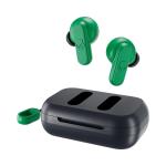 Skullcandy Dime Bluetooth True Wireless In-Ear Headphones - Dark Blue/Green - IPX4 sweat & water resistant, secure noise-isolating fit
