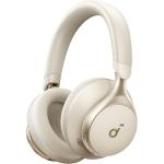 Soundcore Space One Wireless Over-Ear Noise Cancelling Headphones - Latte Cream Adaptive ANC - Hi-Res Wireless with LDAC - Up to 40 Hours Battery Life (ANC On) - Foldable with carry bag